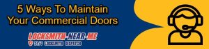 Read more about the article 5 Ways To Maintain Your Commercial Doors