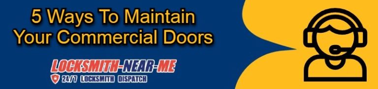 Read more about the article 5 Ways To Maintain Your Commercial Doors